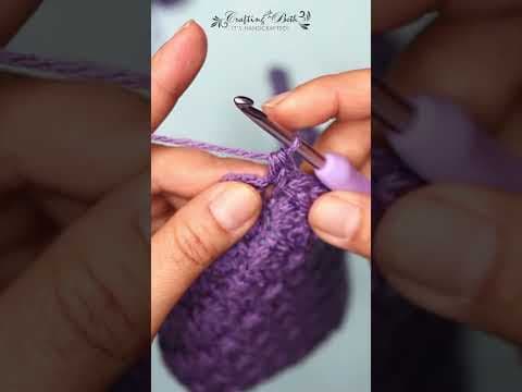 What is a sedge stitch in crochet? | easy crochet stitch explained #sedgestitch