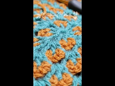 Your granny square to the next level by adding picot accented granny rounds | Crafting with Beth