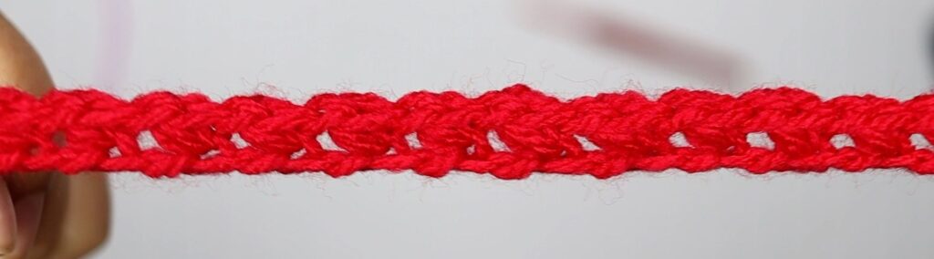 Elizabeth stitch row 1