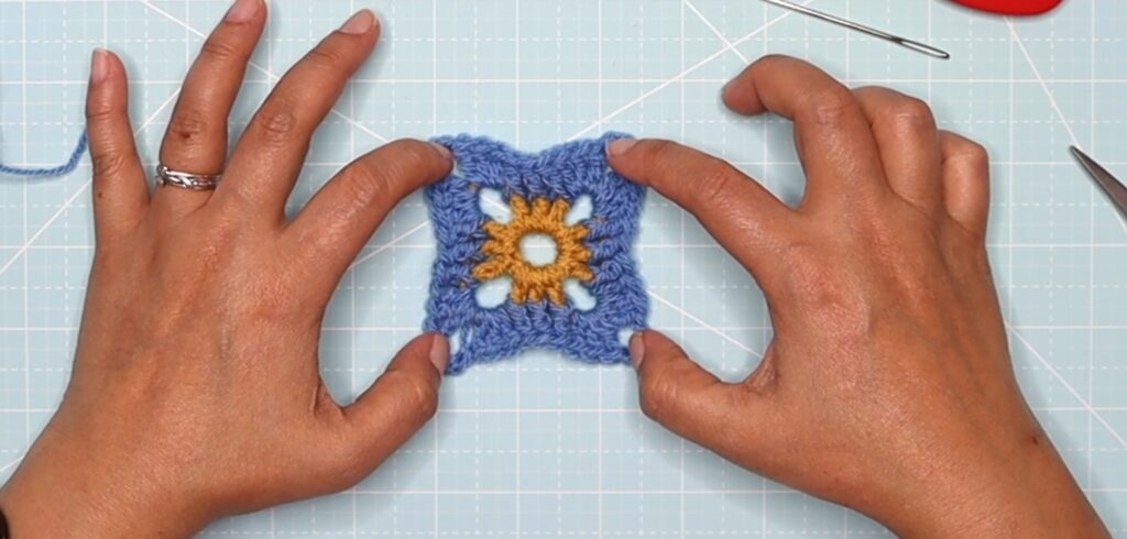 Russian granny square round 2