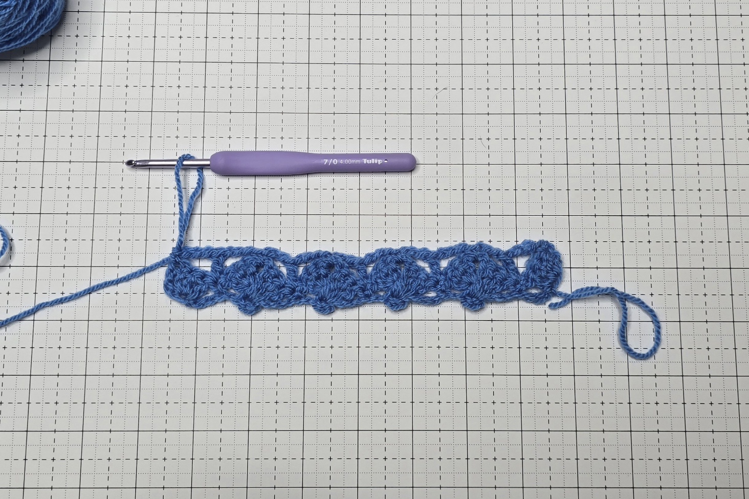 Cwb Overlapping Shell Stitch Row 2