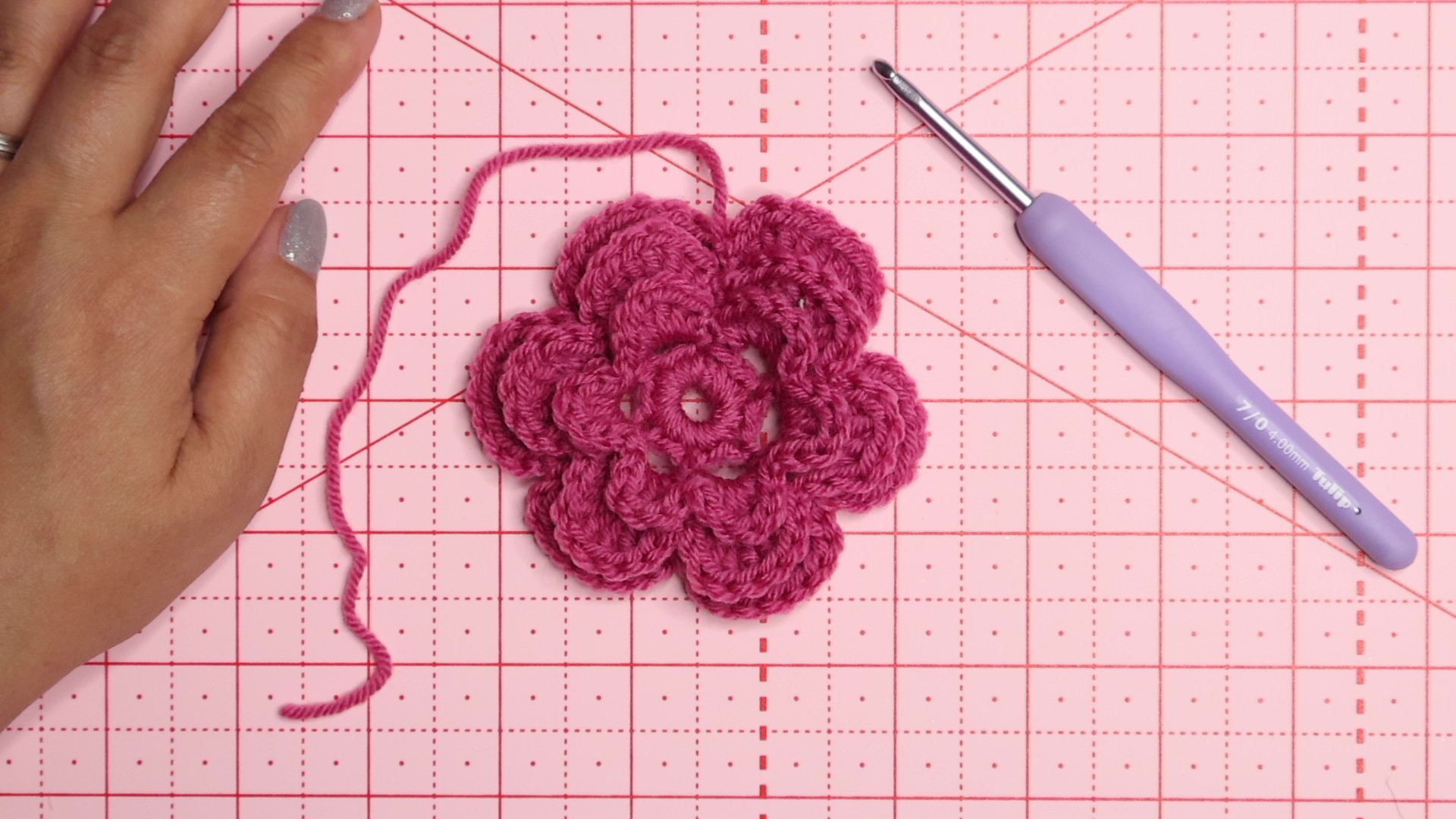 Rose motif round 7