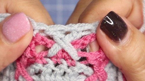 Cob Cottage Stitch Crossed Double Crochet