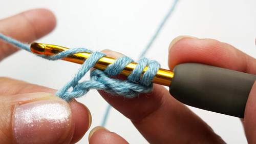 Yarn over and pull up a loop