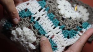 an image of 2 connected granny squares